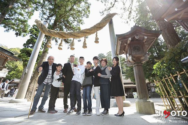 大神神社でお宮参り出張撮影