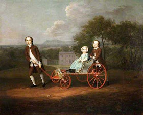 Художник Артур Дэвис (Arthur Devis). Richard, Mary and Peter du Cane