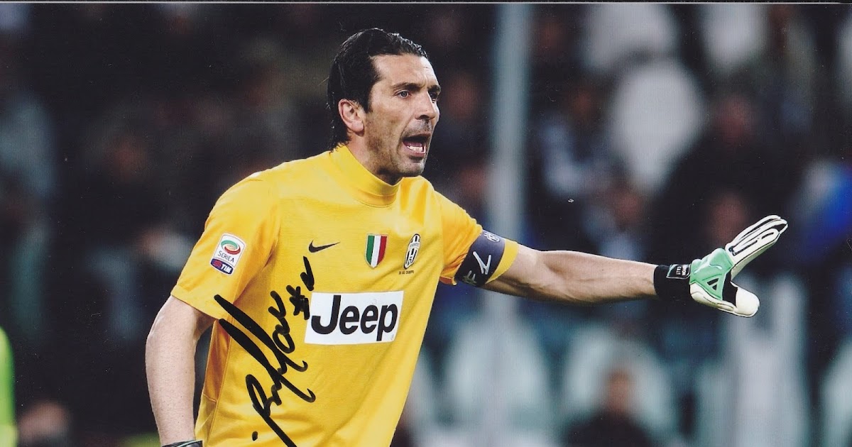 Gianluigi Buffon autograph Blog Baju  Bola  Sepak 