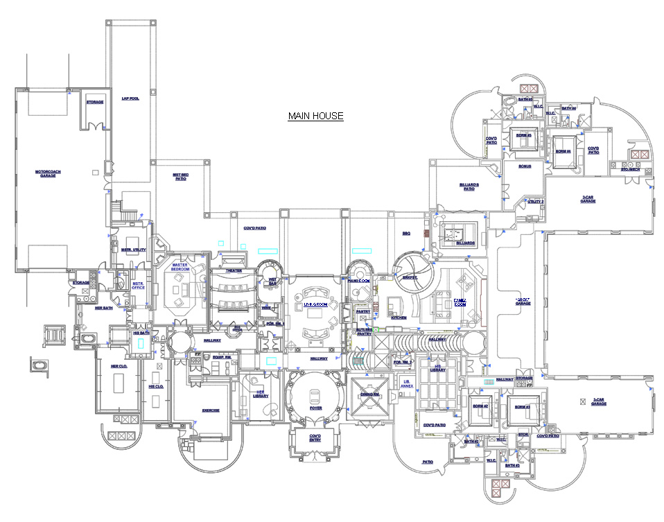 Mansions More Partial Floor Plans  I Have Designed