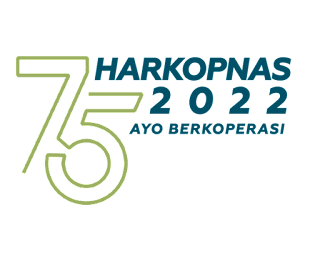 logo hari koperasi nasional 2022 png teks biru