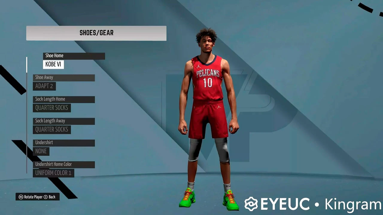 NBA 2K22 Jaxson Hayes Cyberface and Body