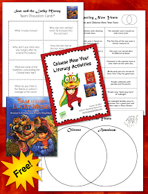 Chinese New Year Literacy Activities freebie - includes sorting activity and discussion cards.