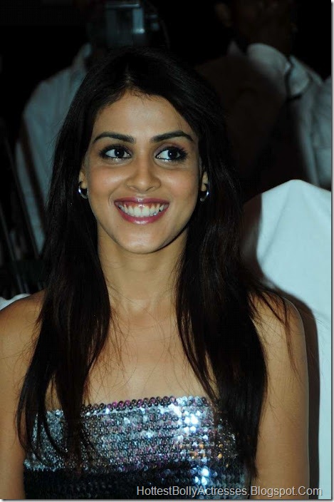 Genelia Hot Pics in Shiny Dress 5