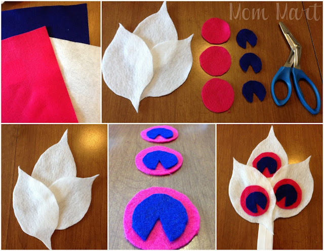 Felt Feather Baby Headband Tutorial