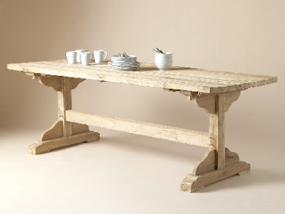 trestle dining table. Trestle Dining Table