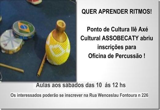 Oficina percussão 2