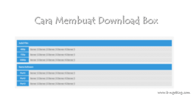 Cara Membuat Download Box Anime Yang Responsive