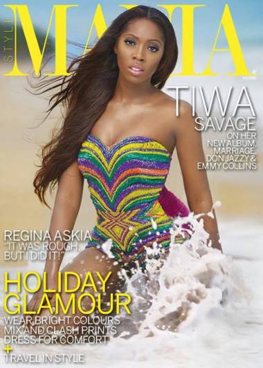 Tiwa Savage Covers June Issue Of StyleMania Magazine