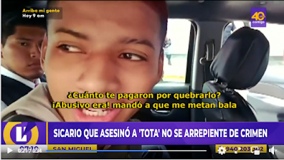 SICARIOS DEL ASESINATO EN SAN MIGUEL NO SE ARREPIENTEN