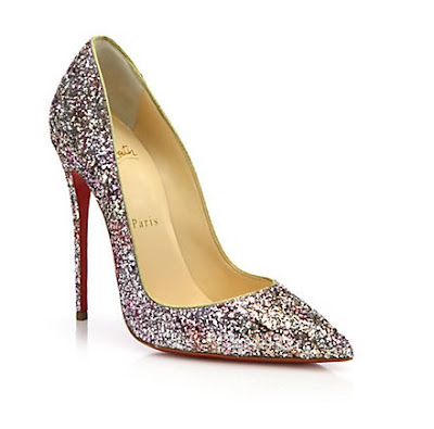 Christian Louboutin So Kate Pumps in glitter