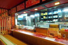 sushi bar, kitchen