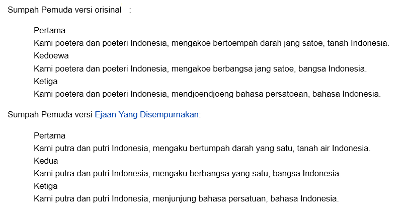 Contoh Pidato Hari Sumpah Pemuda