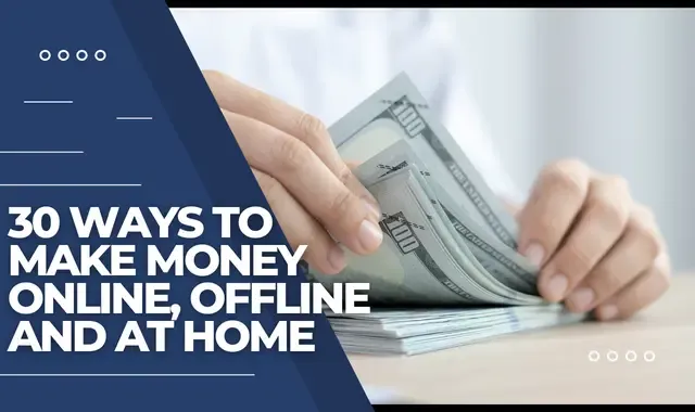 Make money online, make money offline