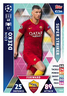 Match Attax UEFA Champions League 2018 2019 AS Roma Set