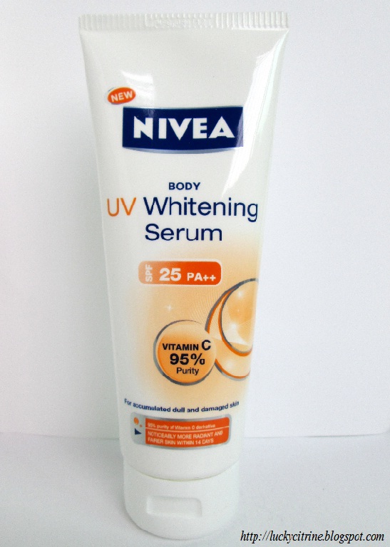 Lucky Citrine: Nivea Body UV Whitening Serum SPF25 PA++