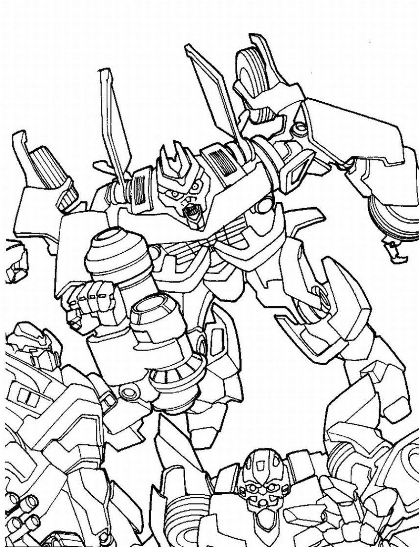 Download Coloring Pages Online: Transformers Coloring Pages
