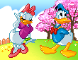 Gif Donald e Margarida