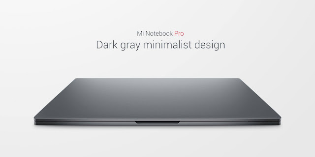 Xiaomi mi notebook pro comes with 15.6" dispaly