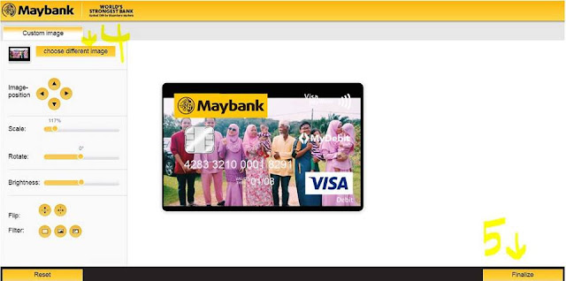 Serius Cantik & Exclusive!! Mudahnya Cara Custom Made Kad Maybank Gambar Sendiri. Cepat & Murah