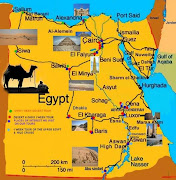 Egypt Map Pictures and Information (egypt tourist map)