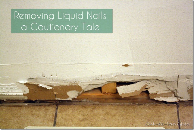 Baseboards Liquid Nails