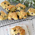 Easy Rustic Cafe-style Blueberry Cream Scones that are 