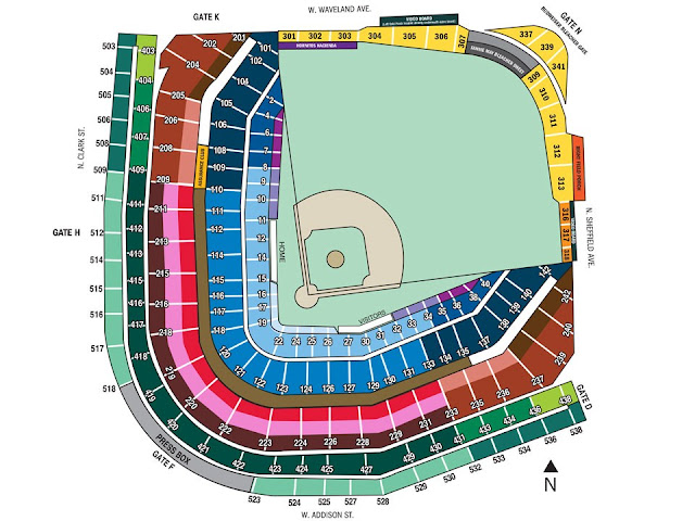 Wrigley Field Seating Chart