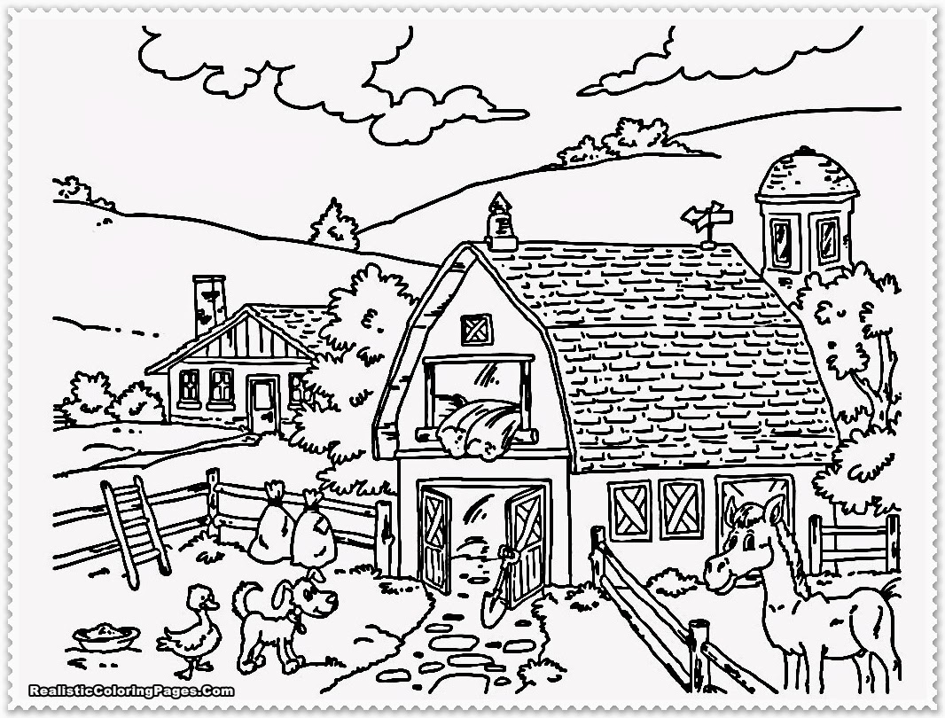 Farm People Coloring Pages Coloring Pages