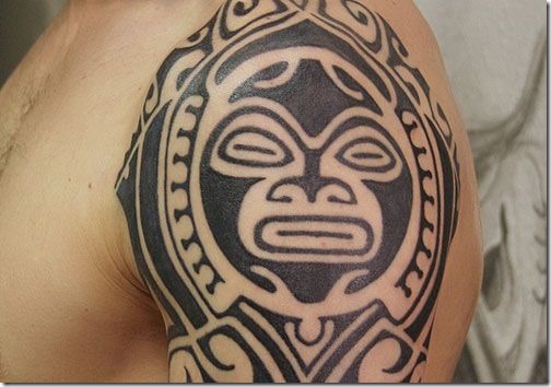 tribal_aztque_tatouage_sur_le_bras