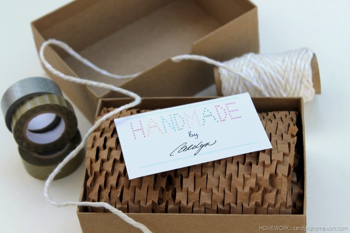 Printable Handmade By Tag or Card via homework (3)
