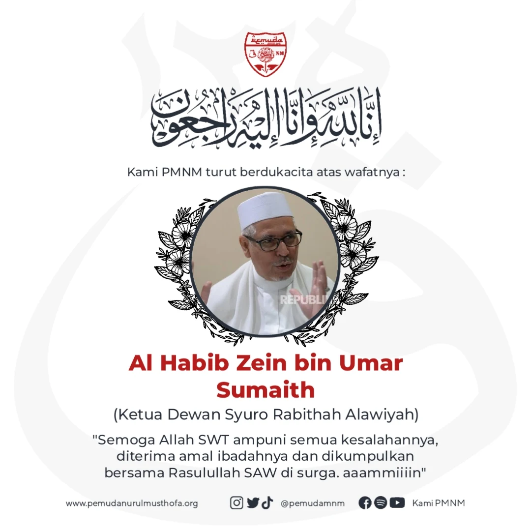 Innalillahi, Habib Zein bin Umar Sumaith Meninggal Dunia