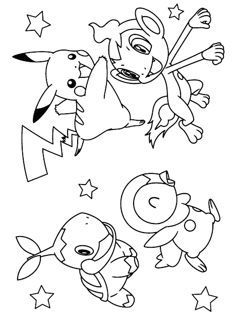 Pokemon Coloring Pages  Free Large Images