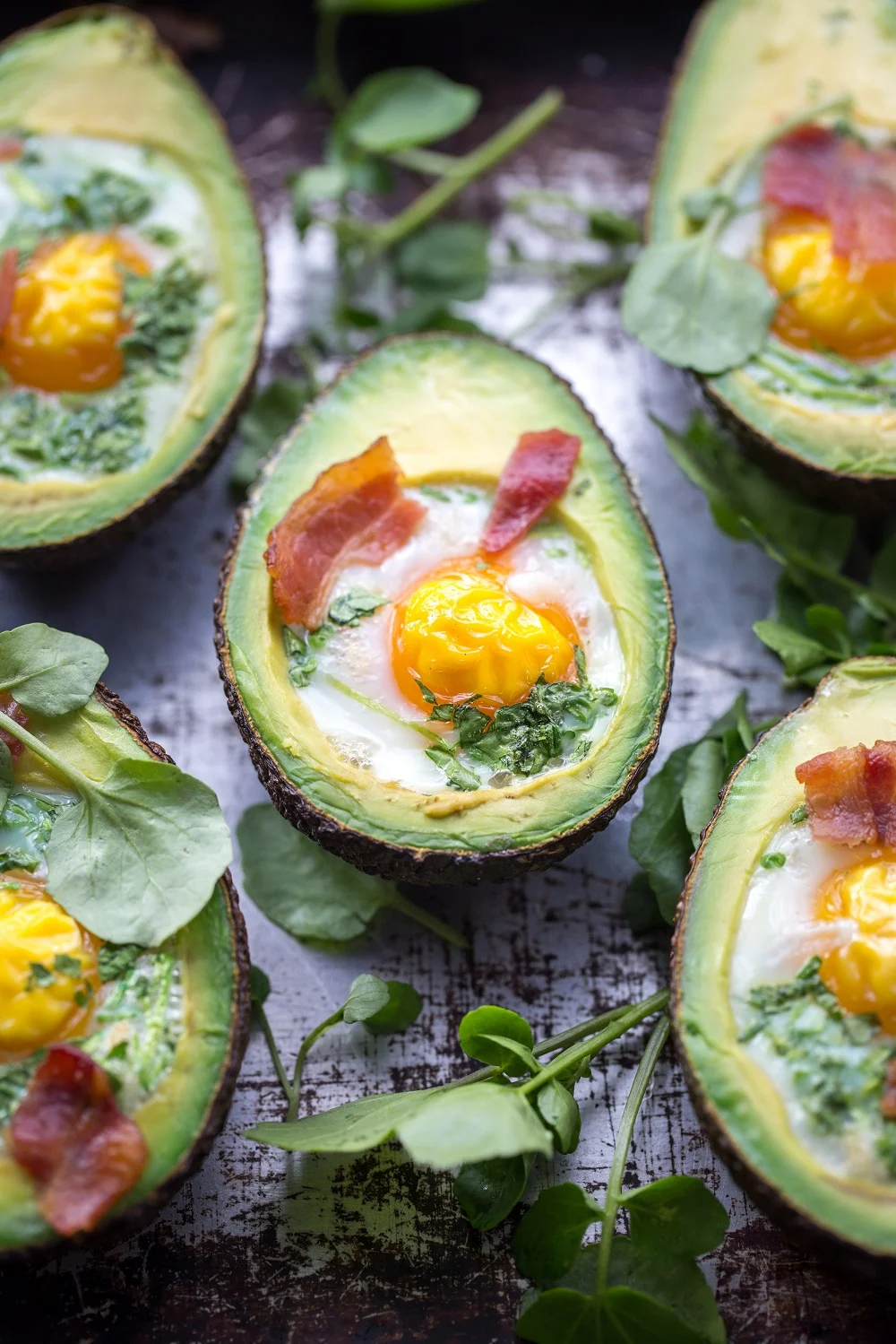 Baked Egg Avocado And Watercress Boats: Great For Brunch