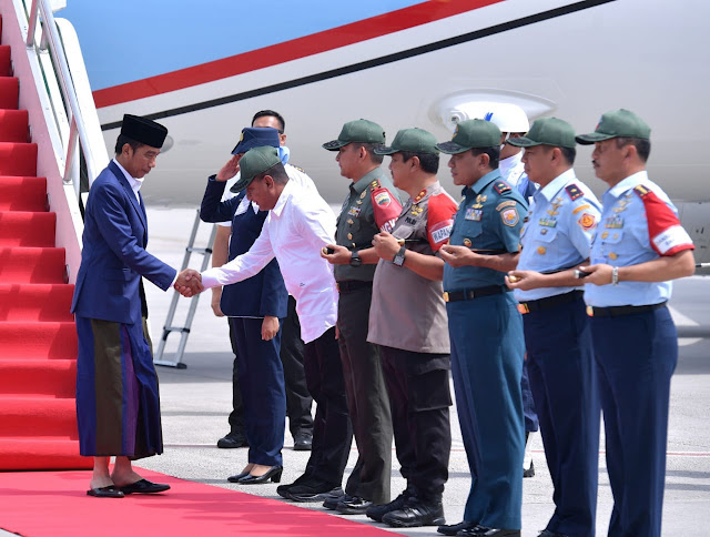 Kunjungan Kerja ke Sumut, Presiden Jokowi Menyambangi Kabupaten Langkat