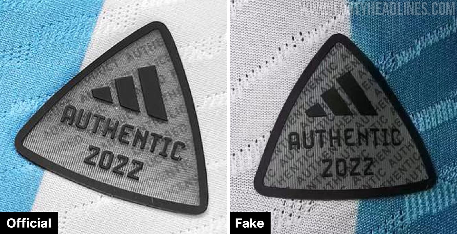 How to Spot a High-Quality Authentic Adidas 2022 World Cup Kit - Footy Headlines