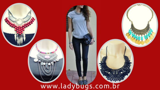 Looks com Maxi Colar