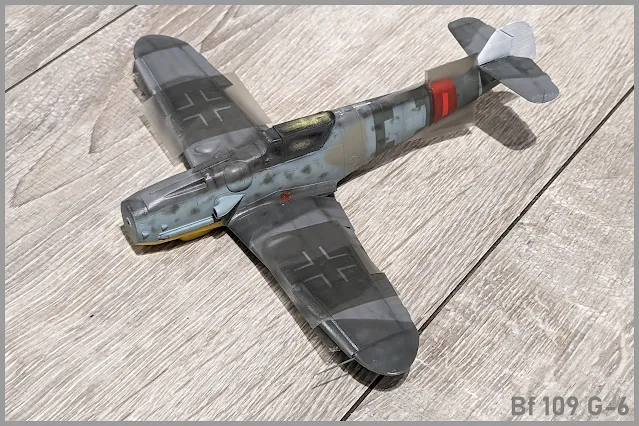 Maquette du Bf 109 G-6 d'Eduard au 1/48.