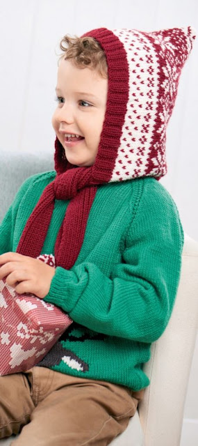 The Vintage Pattern Files: Free 1950s Style Knitting Pattern - Childs Fair Isle Hood