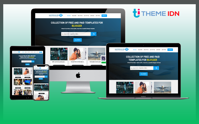 Superma Responsive Blogger Template - Responsive Blogger Template