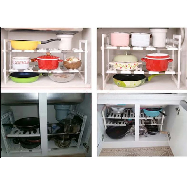 Kệ để đồ dưới bồn rửa chén thông minh
