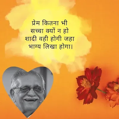 Gulzar Shayari on love ❤️