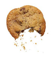 A crumbling cookie