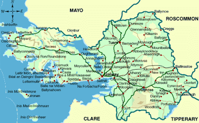Gaillimhe Léarscáil Chathair Réigiúnach