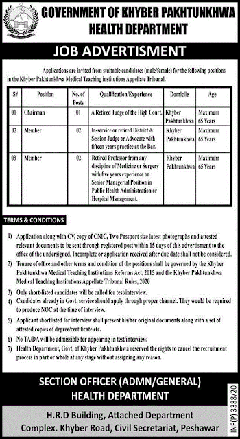 health-department-kpk-jobs-2020-chairman-member-latest-advertisement