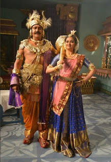 Keerthy Suresh with Maohan Babu in Mahanati Working Stills