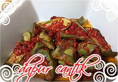 balado terong hijau dapur cantik