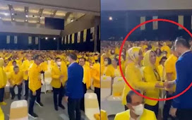 Bak Jumpa Fans, AHY Diteriaki Ganteng oleh Kader Partai Golkar