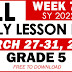 GRADE 5 DAILY LESSON LOG (Quarter 3: WEEK 7) MARCH 27-31, 2023