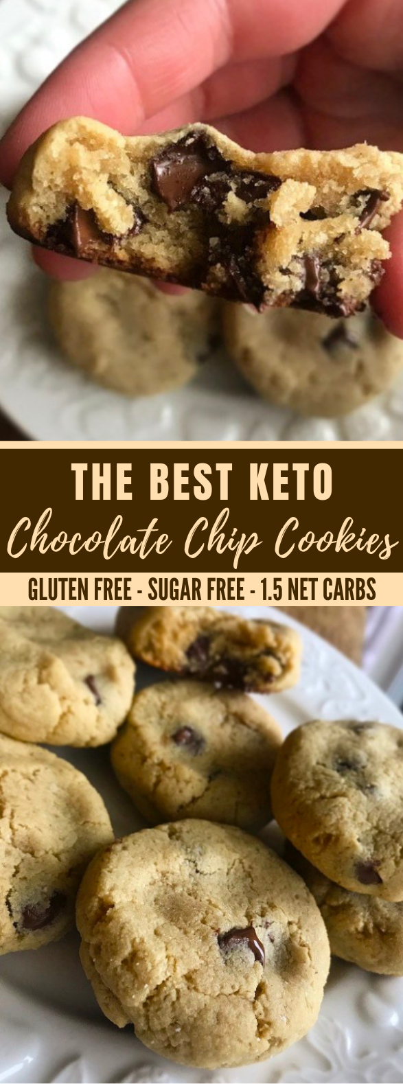 CHEWY KETO CHOCOLATE-CHIP COOKIES #ketogenicdiet #lowcarb